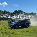 CB Spreaders truck in action